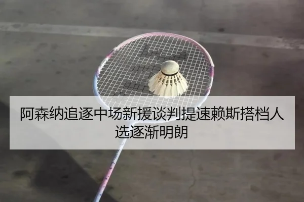 阿森纳追逐中场新援谈判提速赖斯搭档人选逐渐明朗